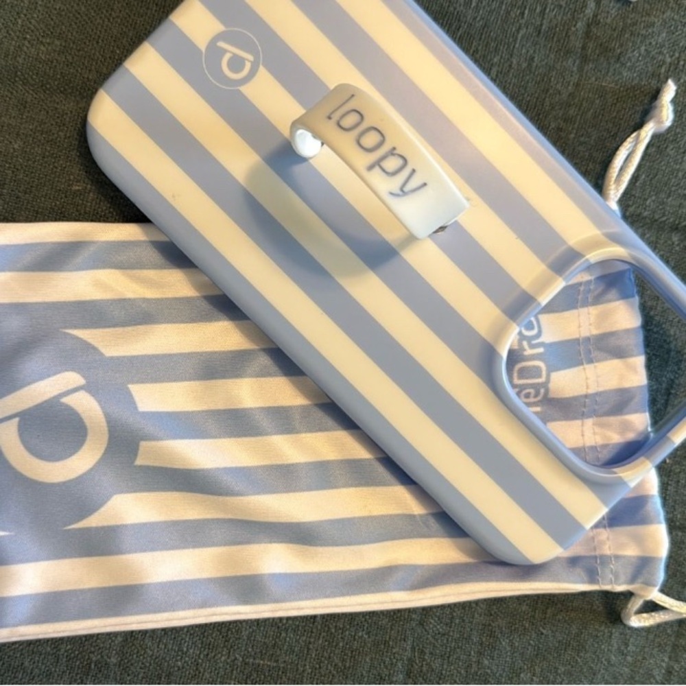 Loopy Case Collection - Blue Stripe